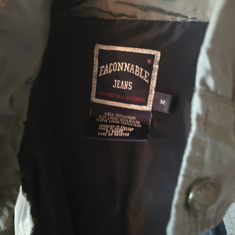 Facconable Men's Rain Jacket Medium - image 6